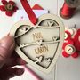 Personalised Valentine's Or Couples Love Token Card, thumbnail 6 of 7