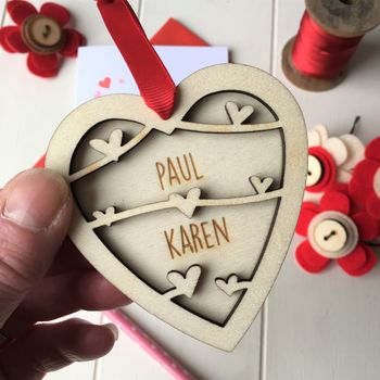 Personalised Valentine's Or Couples Love Token Card, 6 of 7