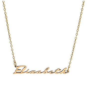 Personalised 9ct Gold Name Necklace, 7 of 9