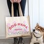 Personalised Dog Mum Essentials Tote Bag, thumbnail 6 of 12