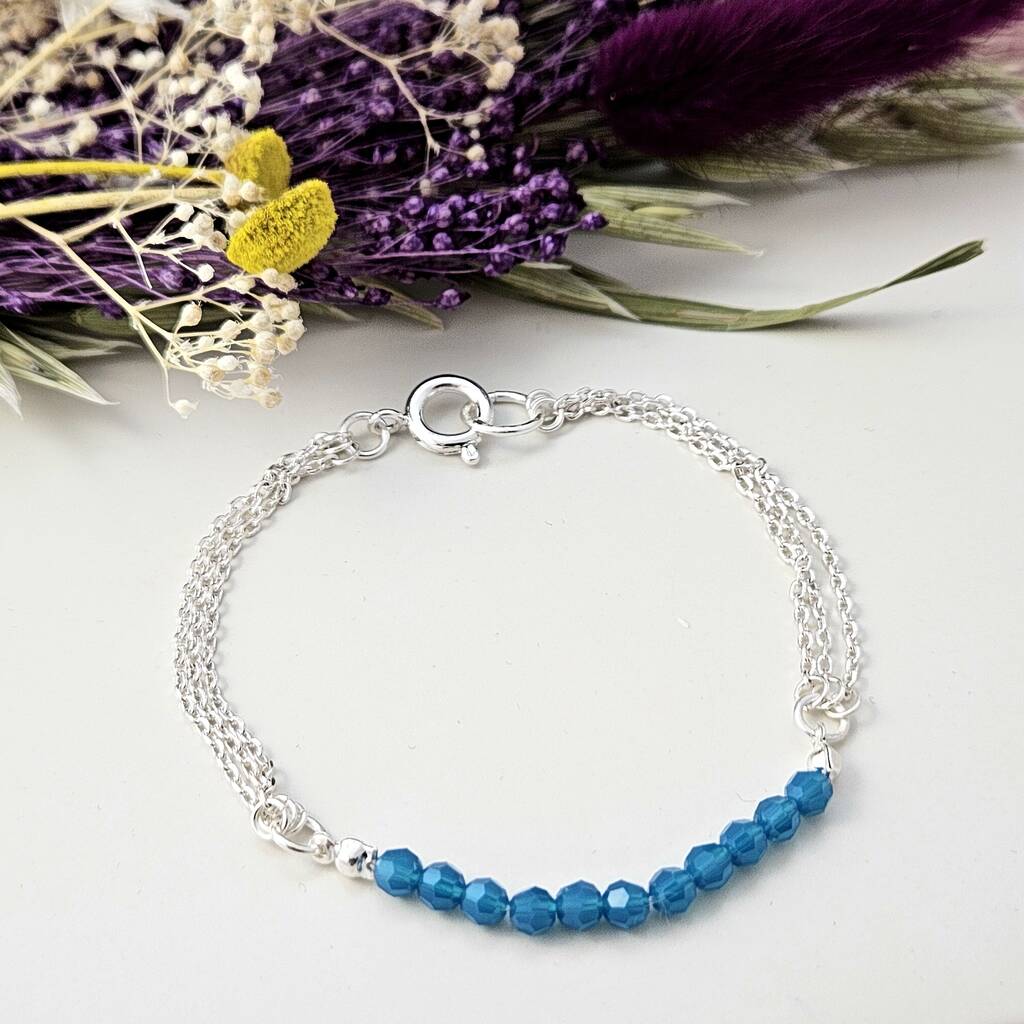 Bead Bracelet Made With Swarovski Crystals By J&S Jewellery