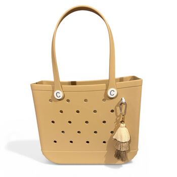 Layered Fringe Tassel Keyring, Four Shades, 3 of 9