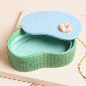 Ceramic Swimming Pool Trinket Tray, 2 of 2