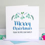 Personalised 'Merry Christmas' Card, thumbnail 3 of 5