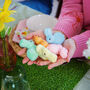 Set Of Five Bunny Table Decorations, thumbnail 1 of 6