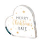 Merry Christmas Heart Acrylic Plaque Gift, thumbnail 4 of 4