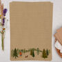 A4 Kraft Letter Writing Paper With Countryside Dog Walk, thumbnail 1 of 4