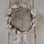 Pax Boho Dried Flower Crown Wedding Headband, thumbnail 2 of 5