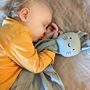 Personalised Organic Cotton Easter Bunny Baby Comforter, thumbnail 2 of 12