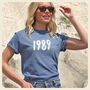 1989 Eras Tour Swiftie T Shirt, thumbnail 2 of 5