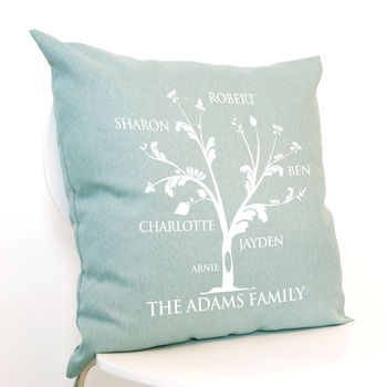 Personalised Family Tree Cushion, 4 of 10