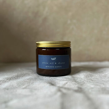 Olive Oil And Thyme Soy Candle, 2 of 2