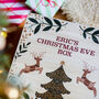 Personalised Reindeer And Tree Christmas Eve Wooden Box, thumbnail 3 of 10