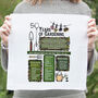 Personalised 50th Birthday Gift For Gardeners Handkerchief Pair, thumbnail 1 of 6