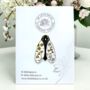 Cicada With Flowers Insect Hard Enamel Pin, thumbnail 1 of 9