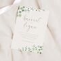 Eucalyptus Greenery Wedding Invitations, thumbnail 1 of 4