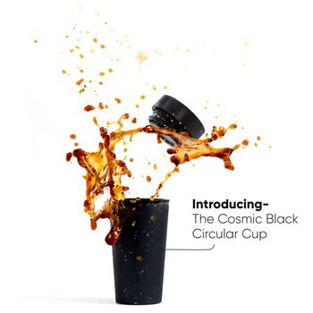Leak Proof Reusable Cup 12oz Black And Cosmic Black, 5 of 6