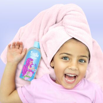 Kids Highly Natural Mermaid Shine Shampoo And Conditioner Gift Set, 4 of 8