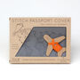 Stitch Where You've Been Leather Passport Cover, thumbnail 9 of 12