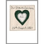 Personalised Emerald 55th Wedding Anniversary Card, thumbnail 9 of 12