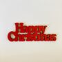 Happy Christmas Handmade Card, thumbnail 3 of 3
