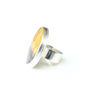 Yellow Mookaite Gemstone Ring Set In Sterling Silver, thumbnail 4 of 4
