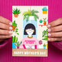 'Outnumbered By Plants' Mother's Day Card, thumbnail 1 of 3