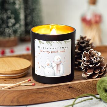 Christmas Candle Gift For A Special Couple, Christmas Eve Present For Him And Her, 5 of 9