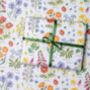 Wild Flowers Wrapping Paper, thumbnail 1 of 2