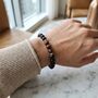 Agate And Tiger Eye Bead Bracelet, thumbnail 3 of 9
