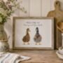 Personalised Home Sign Ducks, thumbnail 3 of 5