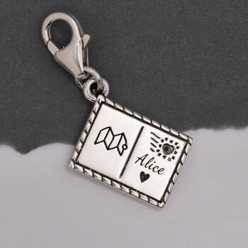 Postcard Personalised Silver Charm, 6 of 12