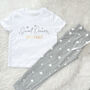 Sweet Dreams Personalised Kids Star Pyjamas, thumbnail 3 of 3