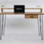Mo Desk – Scandi Style Desk With Hairpin Legs, thumbnail 1 of 10