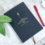 Personalised Leather 2025 Diary Notebook, thumbnail 1 of 7