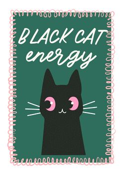 Black Cat Energy | Print, 3 of 4