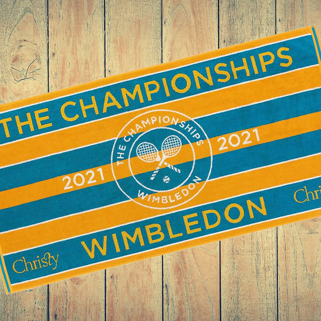 Wimbledon Championship 2021 Tennis Towel By Duncan Stewart