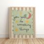 You Will Do Amazing Things – Children's Wall Art Print, thumbnail 1 of 2