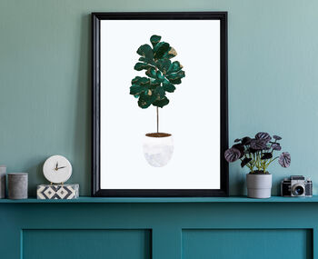Set Of Three House Plant Scandi Wall Art Prints, 2 of 6