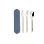 Citron Travel Stainless Steel Cutlery Set With Case, thumbnail 10 of 11