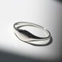 Sterling Silver Oval Pinky Signet Ring, thumbnail 1 of 9