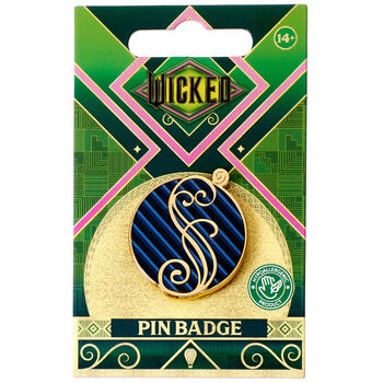 Wicked Blue Shiz Logo Pin Badge, 3 of 3