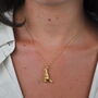 Kangaroo And Joey Necklace Gold Plated, thumbnail 2 of 5