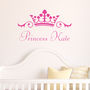 Prince Or Princess Personalised Wall Sticker, thumbnail 2 of 5