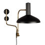 Black And Brass Wall Light, thumbnail 2 of 2