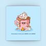 Cute Marshmallow Greetings Card, thumbnail 1 of 10