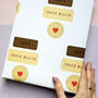 Personalised Funny Snack Dealer Birthday Gift Wrap, thumbnail 1 of 4