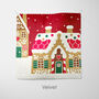 Personalised Red Gingerbread House Cushion, thumbnail 7 of 7