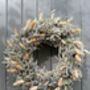 Dried Statice Wreath With Bunny Tails, thumbnail 4 of 5
