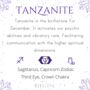 Tanzanite Hoop Earrings December Birthstone Jewellery, thumbnail 5 of 9